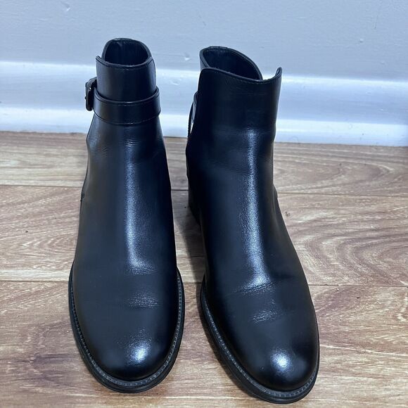Tods Chelsea Ankle Boots Size 35.5 UK / 5.5 US Black Leather Made In Italy - Picture 3 of 8